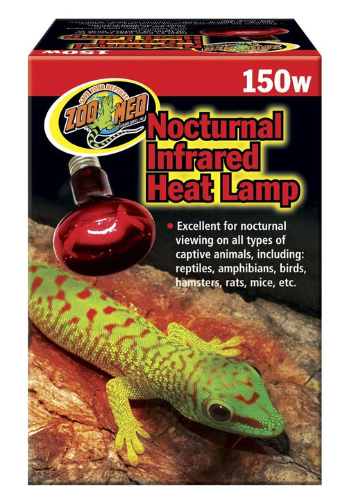 ZOO MED Nocturnal Infrared Heat Lamp 150W - Poudre Pet and Feed Supply